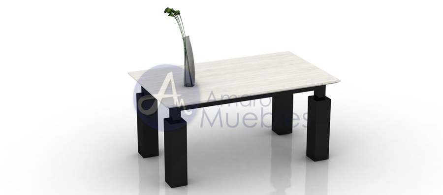 mesa-craft-negro-con-flor