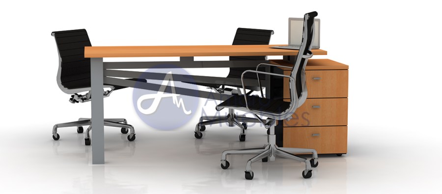 Tress haya melamina diseño oficina