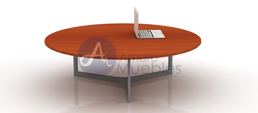 Mesita Y77 cedro metalica